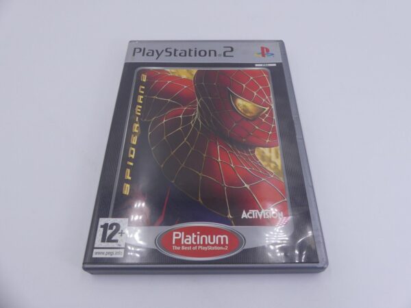 PS2 PAL SPIDERMAN 2 PLATINUM USED NO MANUAL