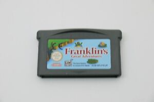 FRANKLIN'S GREAT ADVENTURES NINTENDO Gameboy Advance EUROPEAN VERSION USED