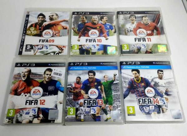 FIFA Bundle: 09/10/11/12/13/14 PS3 USED