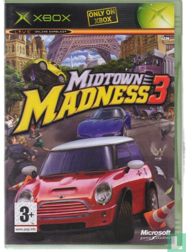 Midtown Madness 3 XBOX USED DISC ONLY