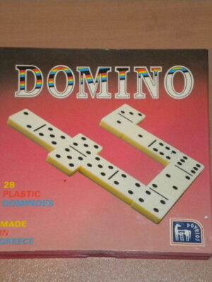 1980's Greek Board Game DOMINO DOMINOES DOYRIOS MIB Travel SIZE | ΝΤΟΜΙΝΟ