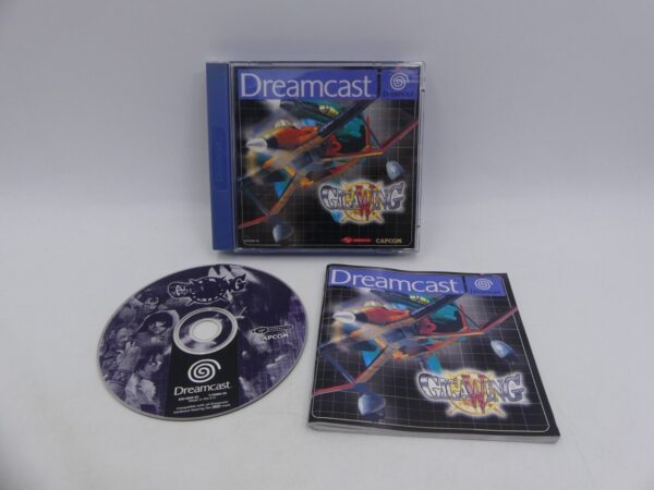 GIGA WING SEGA DREAMCAST GAME WITH MANUAL OFFICIAL UK PAL BROKEN CASE USED