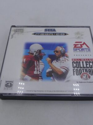 Sega Megadrive Mega CD Bill Walsh College Football Video Game PAL EUR USED