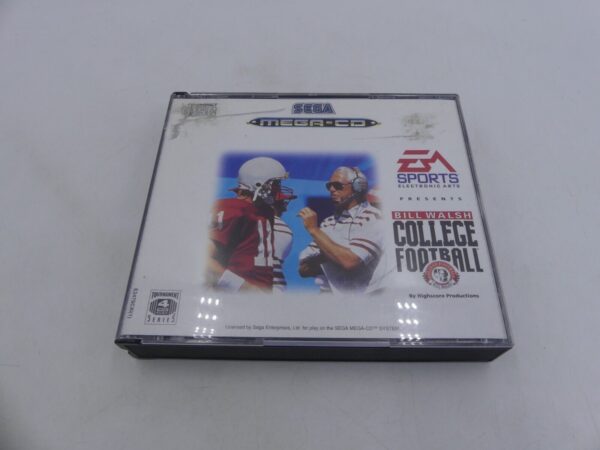 Sega Megadrive Mega CD Bill Walsh College Football Video Game PAL EUR USED