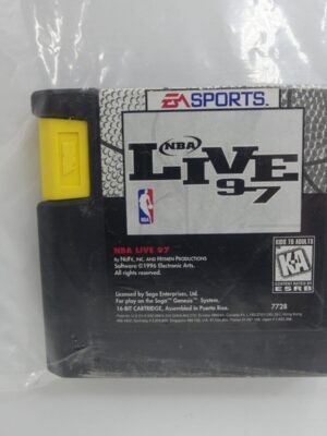 NBA Live 97 EA Sports SEGA GENESIS NTSC Cartridge USED