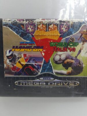 Sega Mega Drive Super Hang-on & World Cup Italia '90 PAL Cartridge USED