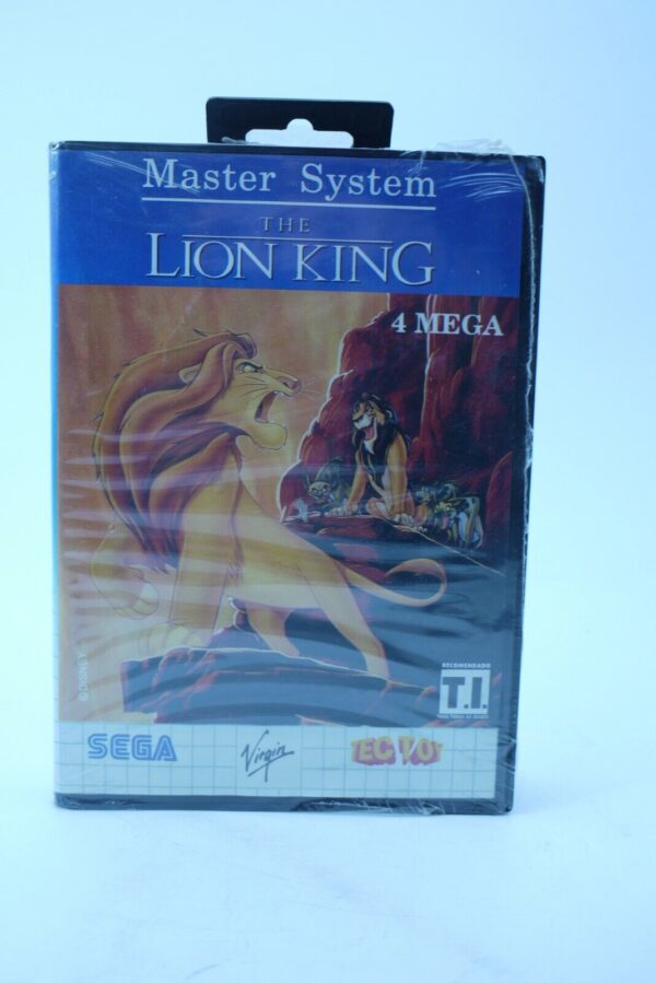 THE LION KING MASTER SYSTEM TEC TOY PAL SEGA BRASIL sealed NEW