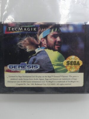 Andre Agassi Tennis SEGA GENESIS NTSC Cartridge USED