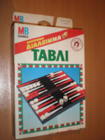 1991 Vintage Greek Board game BACKGAMMON EL GRECO MAGNET MILTON BRADLEY TRAVEL | Τάβλι