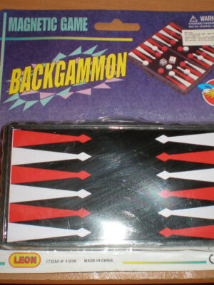 GREEK TAVLI MAGNETIC BACKGAMMON TRAVEL SIZE MINT NEW SEALED | Μαγνητικό Τάβλι