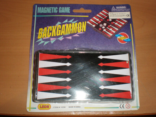 GREEK TAVLI MAGNETIC BACKGAMMON TRAVEL SIZE MINT NEW SEALED | Μαγνητικό Τάβλι