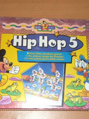 1996 Vintage Board game MILTON BRADLEY MICKEY FOR KIDS DISNEY CHECKERS HIP HOP 5