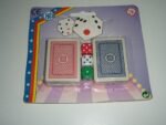 VINTAGE 90'S MINI MINIATURE CARD GAME DECK & DICE SEALED HP MOC
