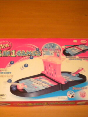 2 IN 1 SHOOTING BALL GAME & FOUR 4 IN A ROW MIB MINT