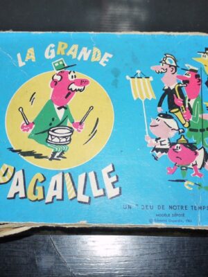 1961 VINTAGE FRENCH CARD GAME Jeu de Société ancien la Grande Pagaille
