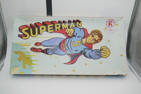 VINTAGE 80'S SUPERMAN GREEK BOARD GAME KATSAROPOULOS TOYS COMPLETE