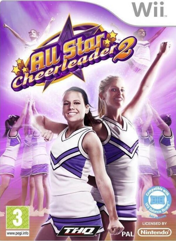 All Star Cheerleader 2 Wii USED