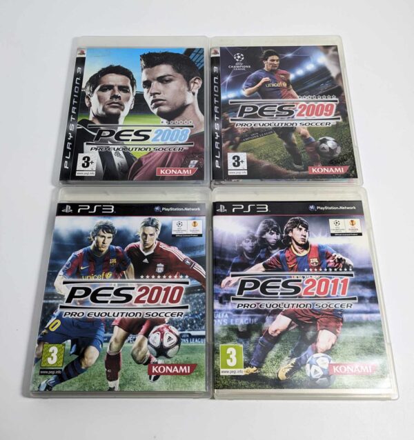 PS3 Pro Evolution Soccer Bundle: PES 2008, PES 2009, PES 2010, PES 2011