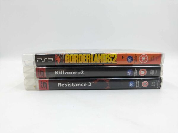 PS3 Sequels Bundle: Killzone 2, Borderlands 2, Resistance 2 USED - Image 2