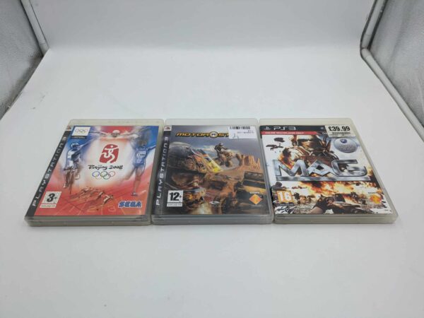PS3 Bundle: Motorstorm, MAG, Beijing 2008 Olympics USED