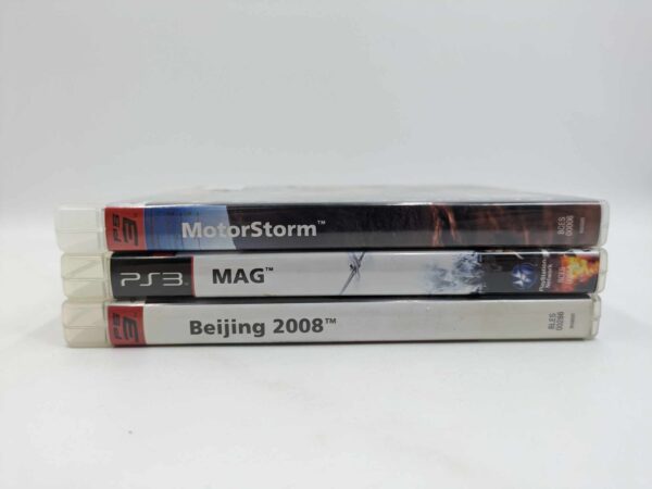 PS3 Bundle: Motorstorm, MAG, Beijing 2008 Olympics USED - Image 2