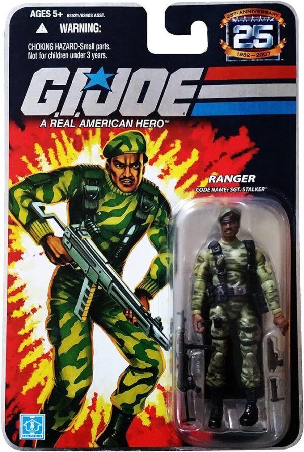 GI Joe 25th Anniversary SGT STALKER RANGER ACTION FIGURE MOC
