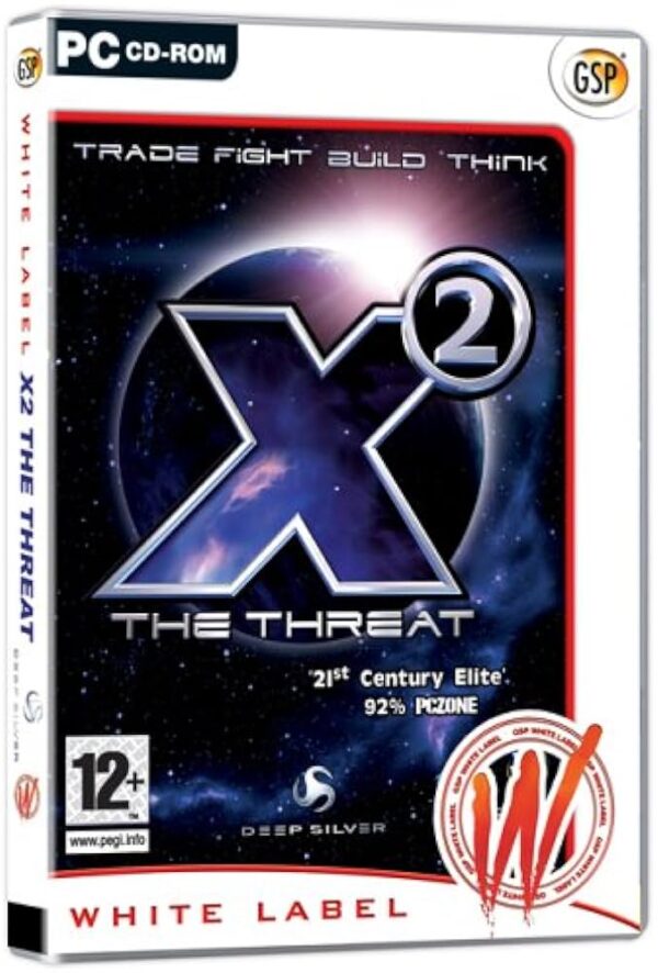 X2 The Threat (White Label) PC Game USED