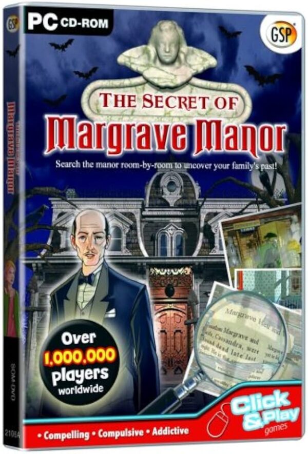 The secrets of Margrave Μanor (Click & Play) PC Game USED