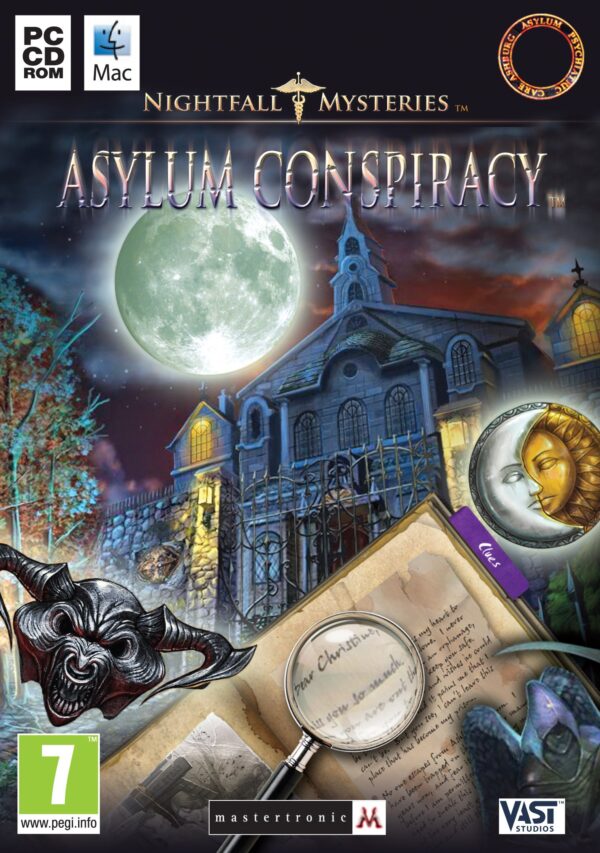 Nightfall Mysteries: Asylum Conspiracy PC Game USED