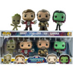 Funko POP! Guardians of the Galaxy: Vol 2 - Dancing Groot, Star-Lord, Ego & Gamora Pop! Vinyl Figure 4-Pack