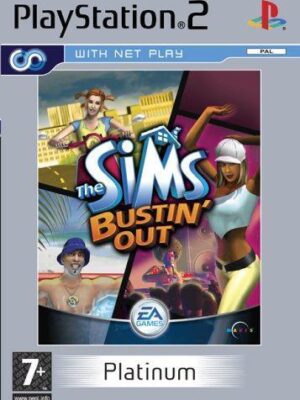 The Sims Bustin Out Platinum PS2 USED