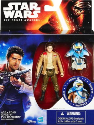 Star Wars Force Awakens Armour Up Action Figure Wave 1 - Poe Dameron