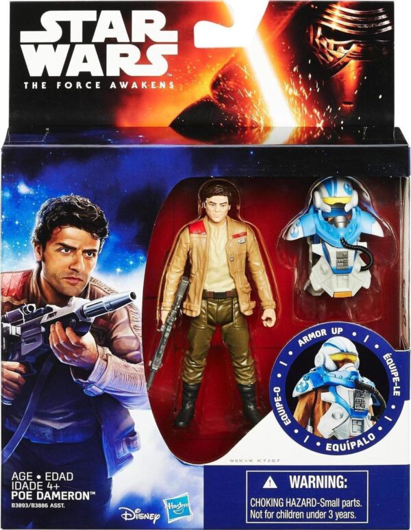 Star Wars Force Awakens Armour Up Action Figure Wave 1 - Poe Dameron