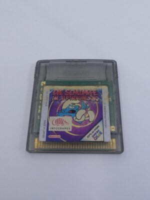 GAME BOY COLOR GBC Schlümpfe Im Alptraumland Smurf NIGHTMARE EUROPEAN CARTRIDGE USED