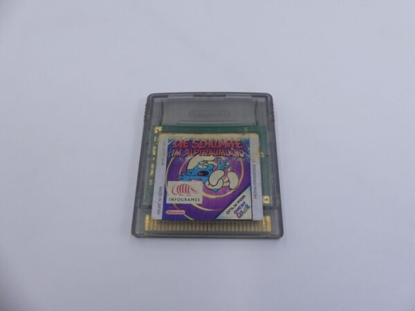 GAME BOY COLOR GBC Schlümpfe Im Alptraumland Smurf NIGHTMARE EUROPEAN CARTRIDGE USED