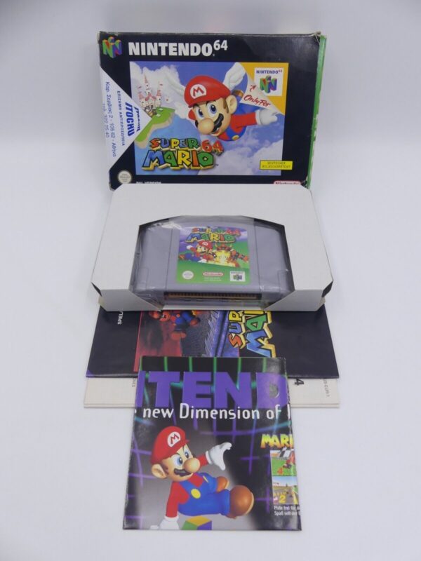 N64 Super Mario 64 PAL Nintendo 64 Complete Boxed GERMAN NOE USED - Image 2
