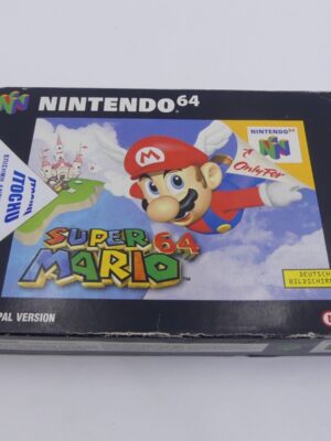 N64 Super Mario 64 PAL Nintendo 64 Complete Boxed GERMAN NOE USED