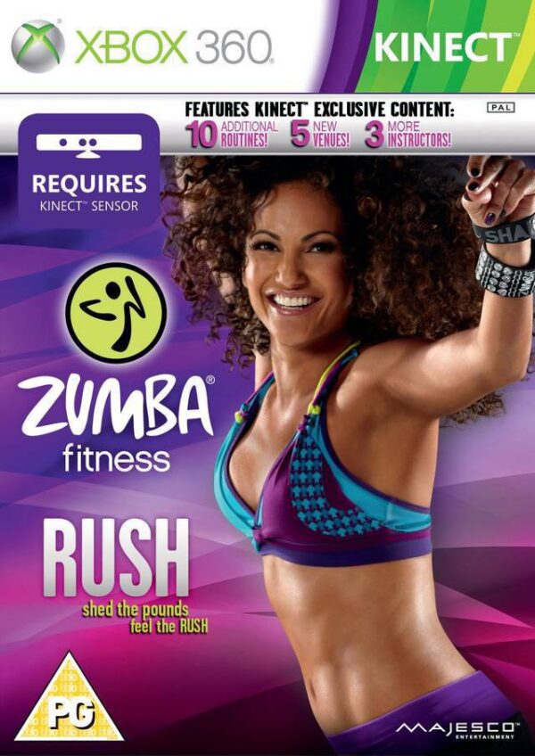 Zumba Fitness Rush XBOX 360 NEW