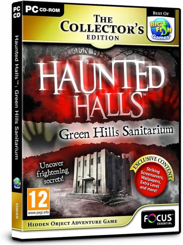 Haunted Halls: Green Hills Sanitarium - Collectors Edition PC Game USED