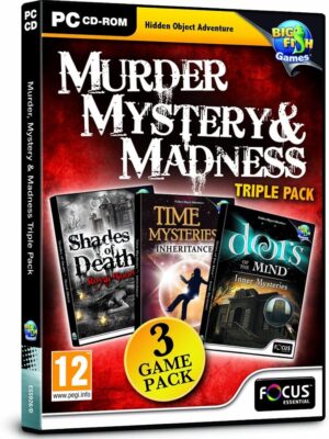 Murder, Mystery and Madness Triple Pack PC Game USED