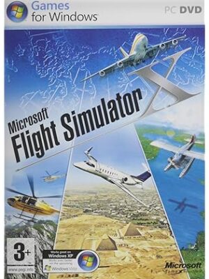 Microsoft Flight Simulator X PC Game USED