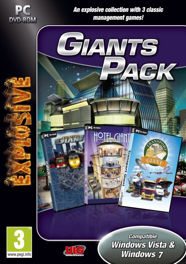 Giants Pack - Traffic/Transport/Hotel PC Game USED