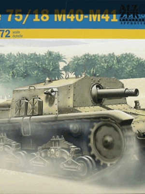 Italeri Φιγούρα Μοντελισμού Semovente 75/18 M40-M41 1:72 7045