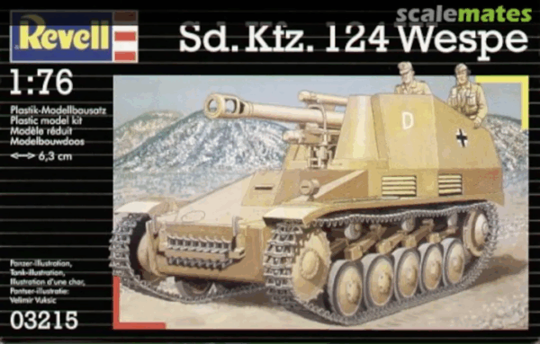 Revell Φιγούρα Μοντελισμού Τανκ Sd.Kfz. 124 Wespe 1:76 03215