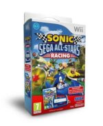 Sonic & Sega All-Stars Racing Pack with Racing Wheel Wii USED