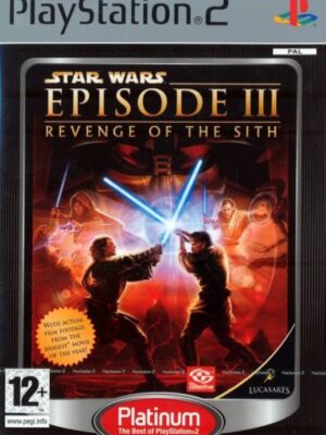 Star Wars: Episode III Revenge of the Sith Platinum PS2 USED NO MANUAL