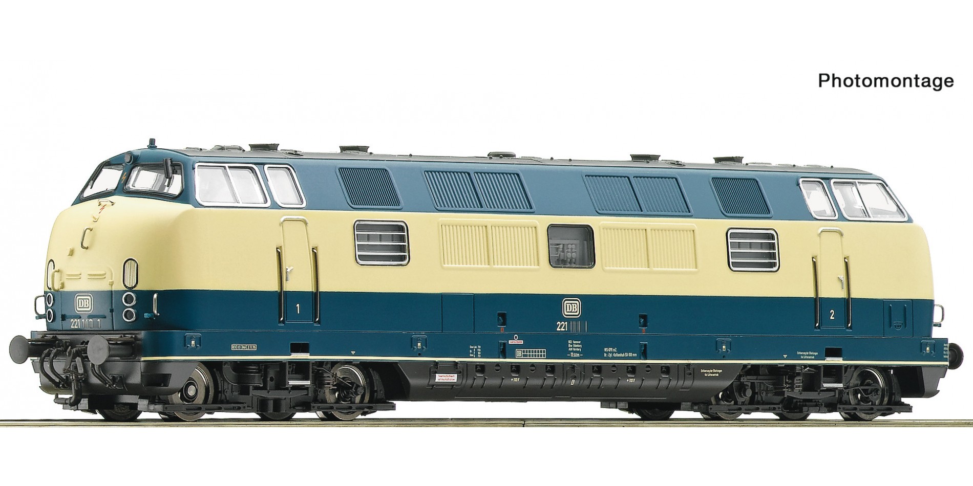 ROCO 71089 Diesel locomotive BR 221, DB