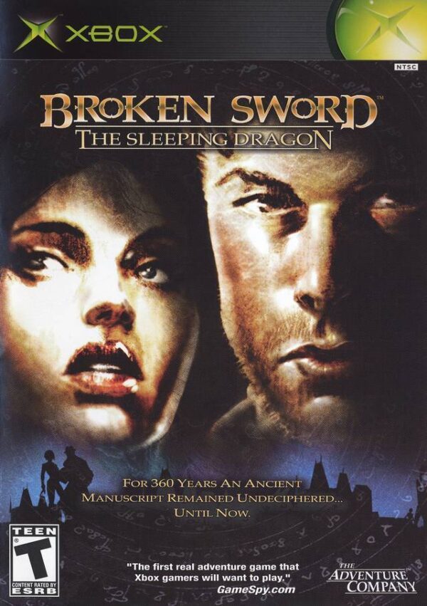 Broken Sword The Sleeping Dragon XBOX USED NO MANUAL