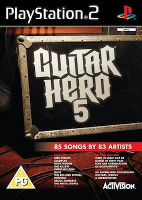 GUITAR HERO 5 PS2 USED GAME ONLY