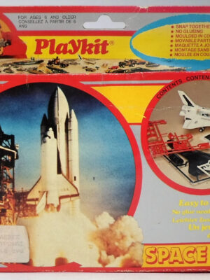 Playkit Model Kit Vintage NASA Columbia Space Shuttle 1:87 Snap Together